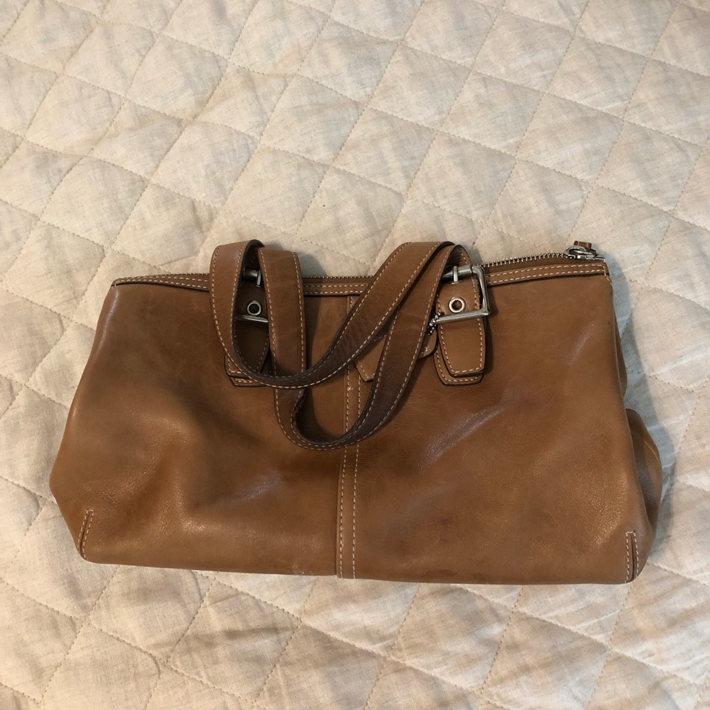 Coach Brown Leather Satchel